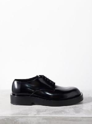 Jil Sander - Leather Derby Shoes - Mens - Black - 39 EU