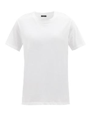 Joseph - Logo-print Organic-cotton Jersey T-shirt - Womens - White - L