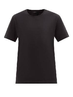Joseph - Logo-print Organic-cotton Jersey T-shirt - Womens - Black - M