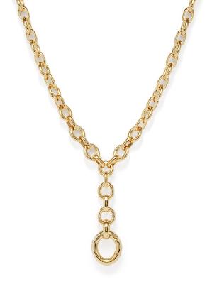 Laura Lombardi - Scala 14kt Gold-plated Cable-link Necklace - Womens - Gold - ONE SIZE