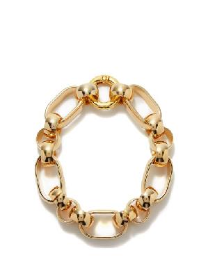 Laura Lombardi - Elena 14kt Gold-plated Rope-chain Bracelet - Womens - Gold - ONE SIZE