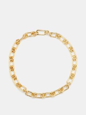 Laura Lombardi - Cresca 14k Gold-plated Necklace - Womens - Yellow Gold - ONE SIZE