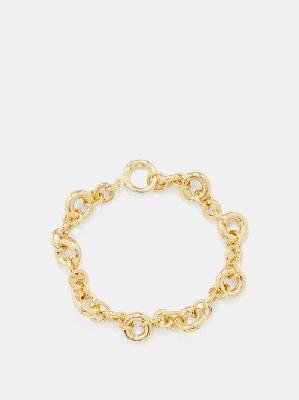 Laura Lombardi - Isola 14kt Gold-plated Box-chain Bracelet - Womens - Yellow Gold - ONE SIZE