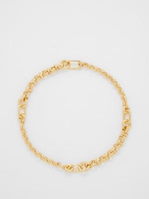 Laura Lombardi - Pietra 14kt Gold-plated Necklace - Womens - Gold - ONE SIZE