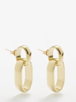 Laura Lombardi - Elena 14kt Gold-plated Earrings - Womens - Gold - ONE SIZE