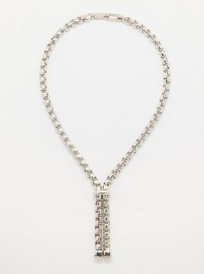 Laura Lombardi - Martina Platinum-plated Necklace - Womens - Silver - ONE SIZE