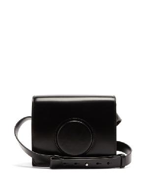 Lemaire - Camera Small Leather Cross-body Bag - Womens - Black - ONE SIZE