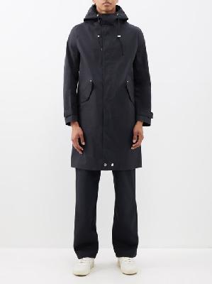 Mackintosh - Granish Bonded Cotton Parka Coat - Mens - Black - 36 UK/US
