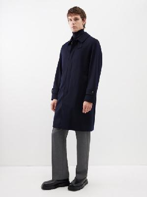Mackintosh - Didsbury Wool Overcoat - Mens - Navy - M