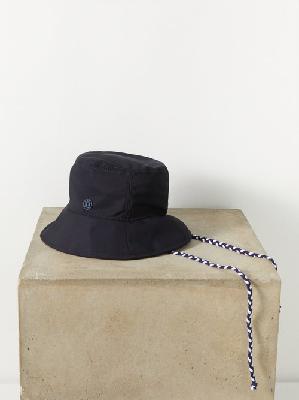Maison Michel - Angele Canvas Bucket Hat - Womens - Navy - L