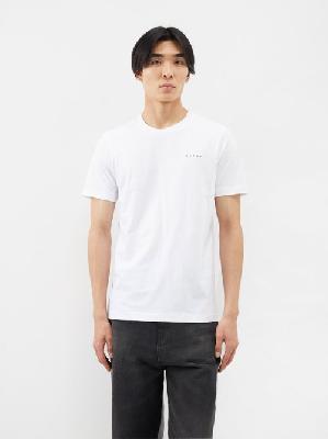 Marni - Logo-print Cotton-jersey T-shirt - Mens - White - 54 EU/IT