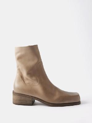 Marsèll - Cassello Leather Boots - Mens - Beige - 39 EU
