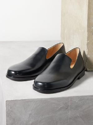 Marsèll - Moccaso Leather Loafers - Mens - Black - 39 EU