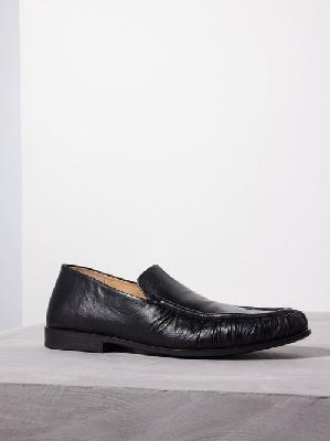 Marsèll - Mocassino Collapsible-heel Leather Loafers - Mens - Black - 39 EU
