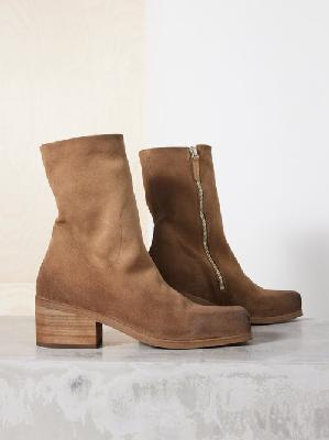 Marsèll - Cassello Suede Ankle Boots - Womens - Taupe - 36 EU/IT