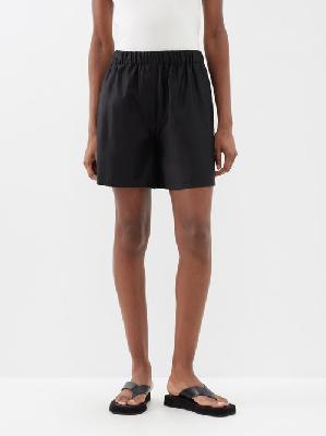 Max Mara - Piadena Shorts - Womens - Black - 10 UK