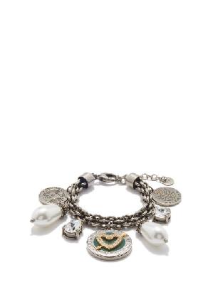 Miu Miu - Charm Bracelet - Womens - Silver Multi - ONE SIZE