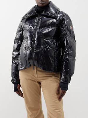Moncler Grenoble - Cluses High-shine Quilted Down Ski Jacket - Womens - Black - 0