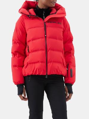 Moncler Grenoble - Suisses Padded Down Ski Jacket - Womens - Red - 1