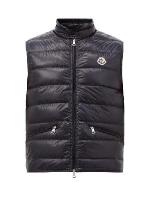 Moncler - Gui Quilted Down Gilet - Mens - Navy - 1
