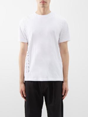 Moncler - Logo-print Cotton-jersey T-shirt - Mens - White - 3XL