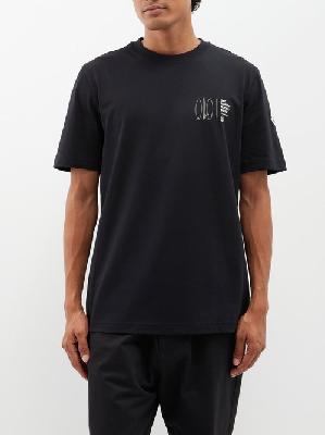 Moncler - North Rodeo Drive-print Cotton-jersey T-shirt - Mens - Black - L