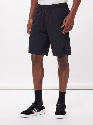 Moncler - Logo-patch Ripstop Shorts - Mens - Black - 44 EU/IT