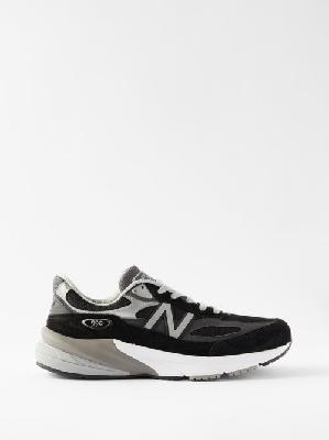 New Balance - Made In Usa 990v6 Suede Trainers - Mens - Black - 10 UK