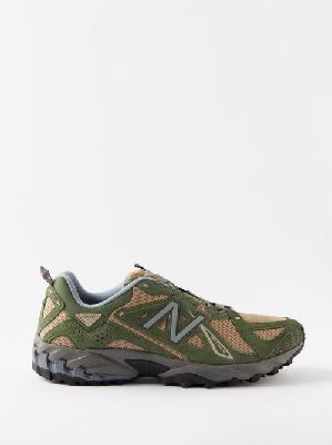 New Balance - 610v1 Suede And Mesh Trainers - Mens - Dark Green - 10 UK