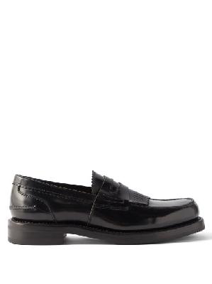 Our Legacy - Tassel Leather Loafers - Mens - Black - 39 EU