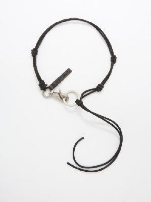 Our Legacy - Ladon Leather Necklace - Mens - Black - ONE SIZE