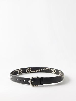 Our Legacy - Star Fall Studded Leather Belt - Mens - Black - 100 EU