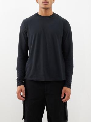 Our Legacy - Hover Cotton-jersey Long-sleeve T-shirt - Mens - Black - 44 EU/IT