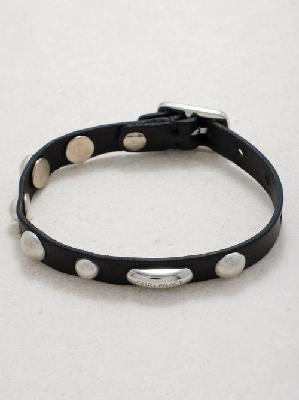Our Legacy - Studded Leather Bracelet - Mens - Black - ONE SIZE