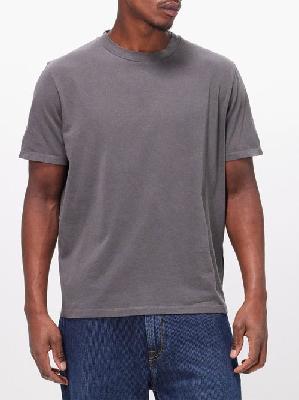 Our Legacy - Washed Cotton-jersey T-shirt - Mens - Dark Grey - 50 EU/IT