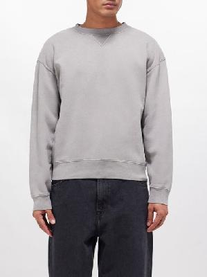 Our Legacy - Perfect Dropped-shoulder Cotton-jersey Sweatshirt - Mens - Grey - 52 EU/IT