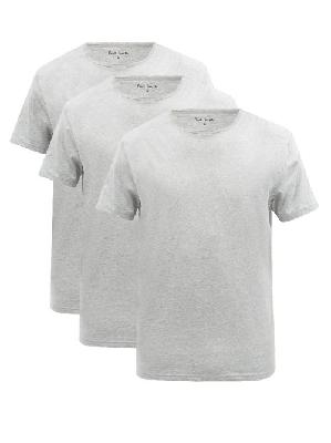 Paul Smith - Pack Of Three Cotton-blend Jersey Pyjama Tops - Mens - Grey - M