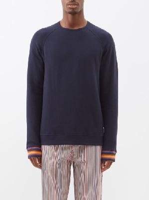 Paul Smith - Artist Stripe Cotton-jersey Pyjama Top - Mens - Blue - S
