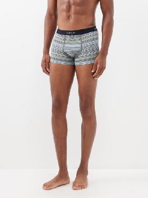 Paul Smith - Pack Of Three Organic Cotton-blend Boxer Briefs - Mens - Multi - S