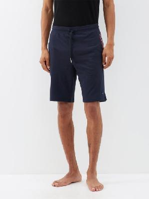 Paul Smith - Drawstring Cotton-jersey Pyjama Shorts - Mens - Navy - S