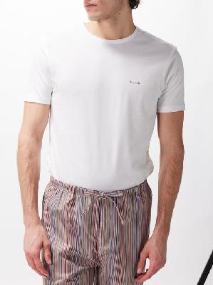 Paul Smith - Pack Of Three Crew-neck Organic-cotton T-shirts - Mens - White - XL