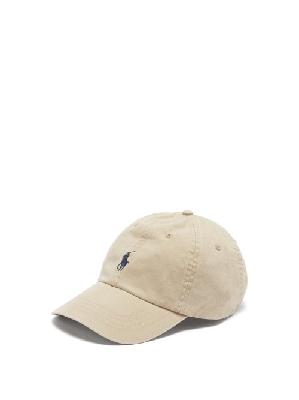 Polo Ralph Lauren - Logo-embroidered Cotton-twill Baseball Cap - Mens - Beige - ONE SIZE