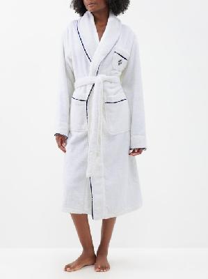 Polo Ralph Lauren - Belted Cotton-terry Bathrobe - Womens - White - L/XL