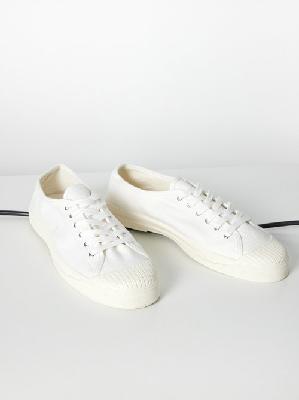 Polo Ralph Lauren - Essence 100 Cotton-canvas Trainers - Womens - White - 10 US