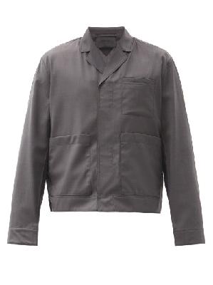 Prada - Patch-pocket Single-breasted Wool Jacket - Mens - Black - 46 EU/IT