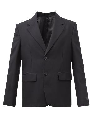 Prada - Single-breasted Technical-blend Twill Jacket - Mens - Black - 48 EU/IT