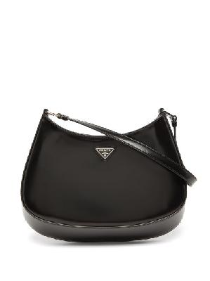 Prada - Cleo Leather Shoulder Bag - Womens - Black - ONE SIZE