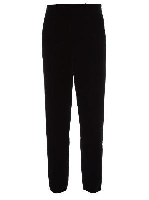 Prada - Straight-leg Velvet Trousers - Mens - Black - 48 EU/IT
