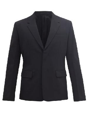 Prada - Concealed-button Twill Jacket - Mens - Black - 44 EU/IT