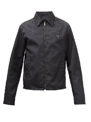 Prada - Studded Re-nylon Jacket - Mens - Black - 50 EU/IT